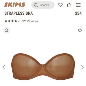 Skims strapless bra